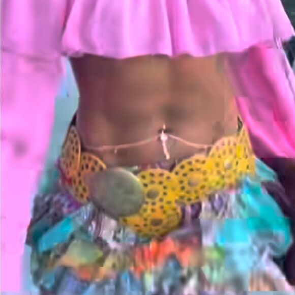 Bellybutton ring & chain - Picture 2 of 4